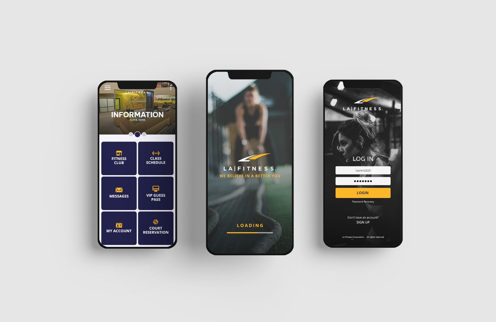 Fitness App Design