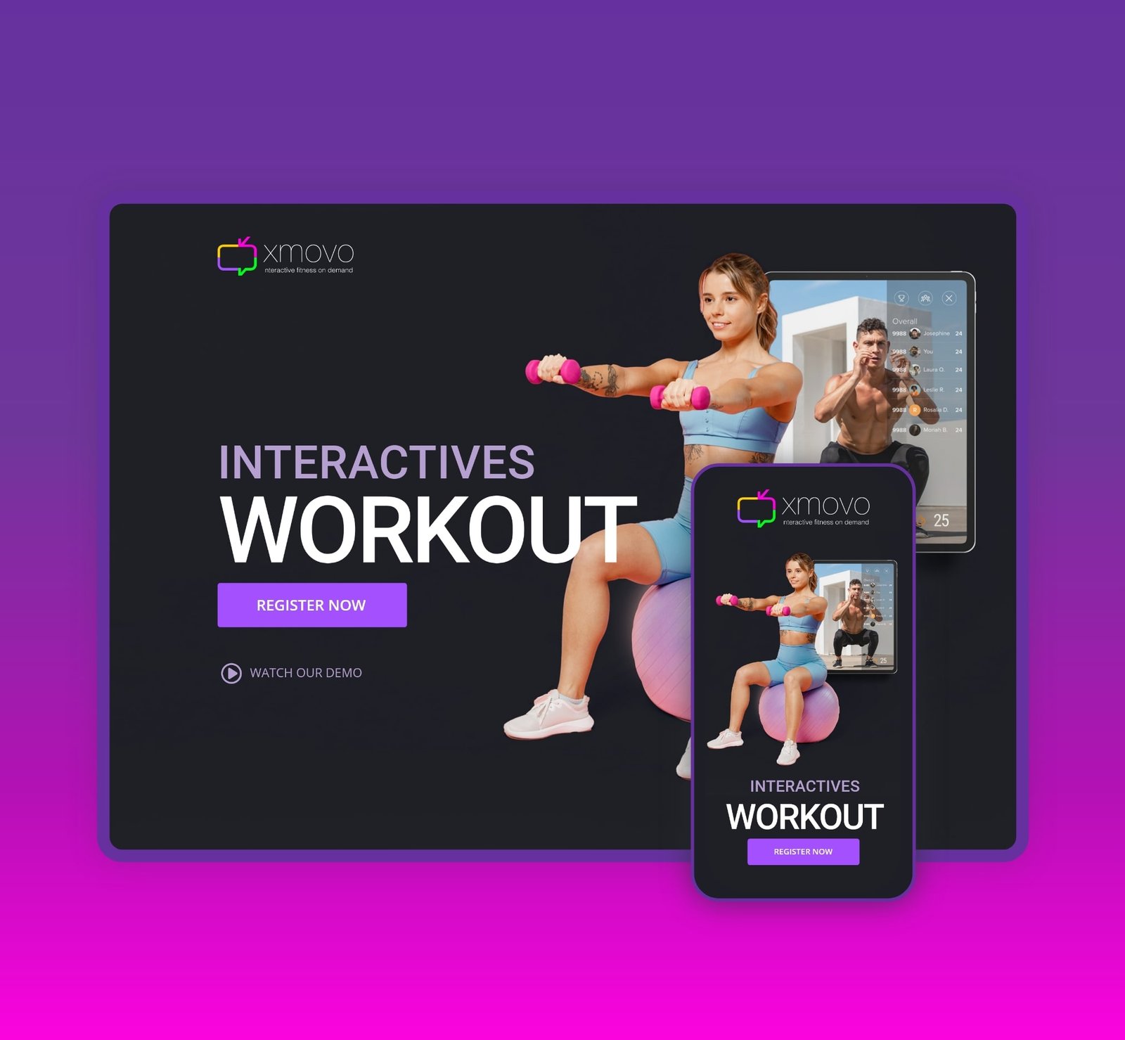 Fitness Web App Design UX/UI Design