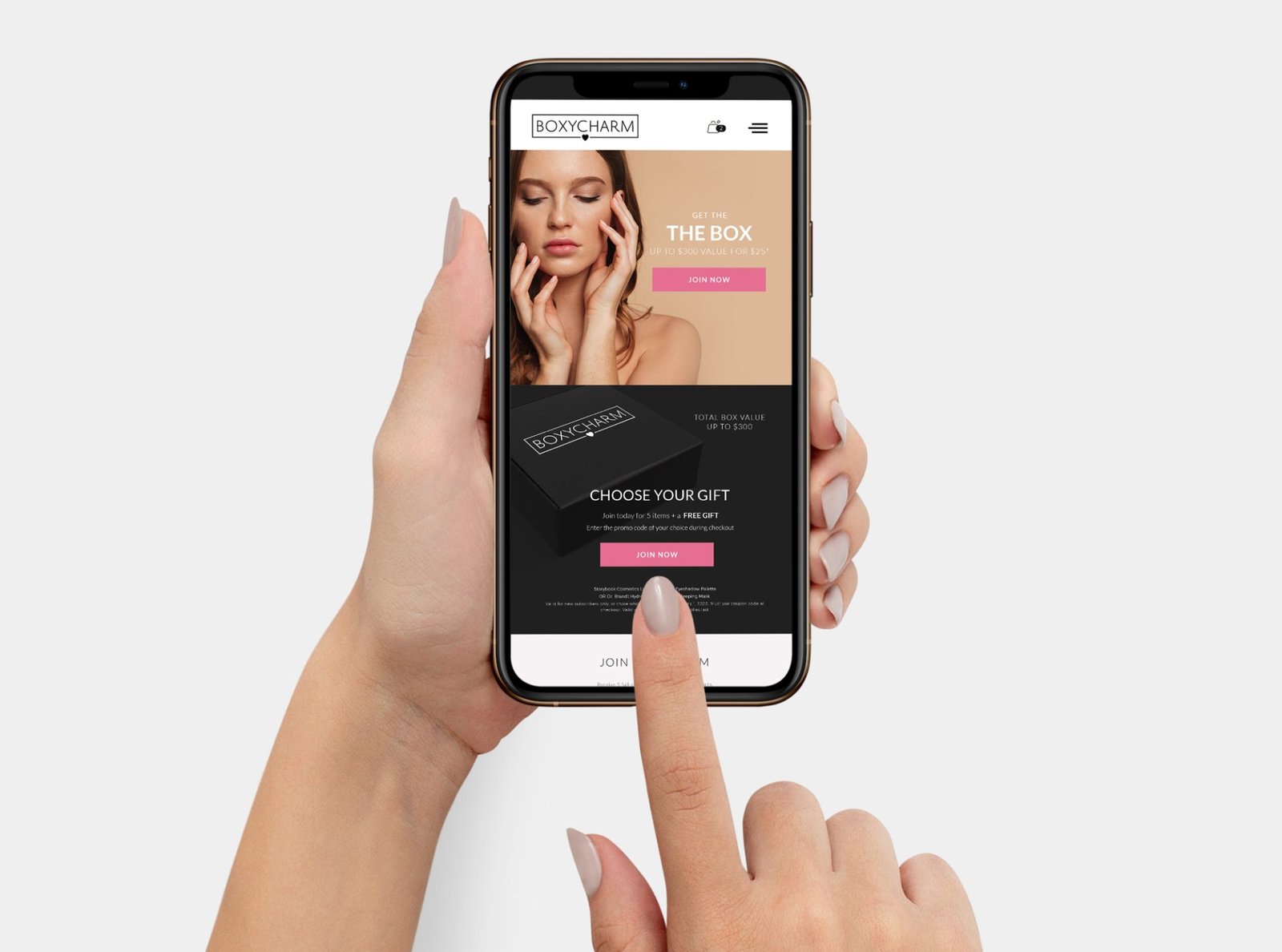 Boxycharm Web Design