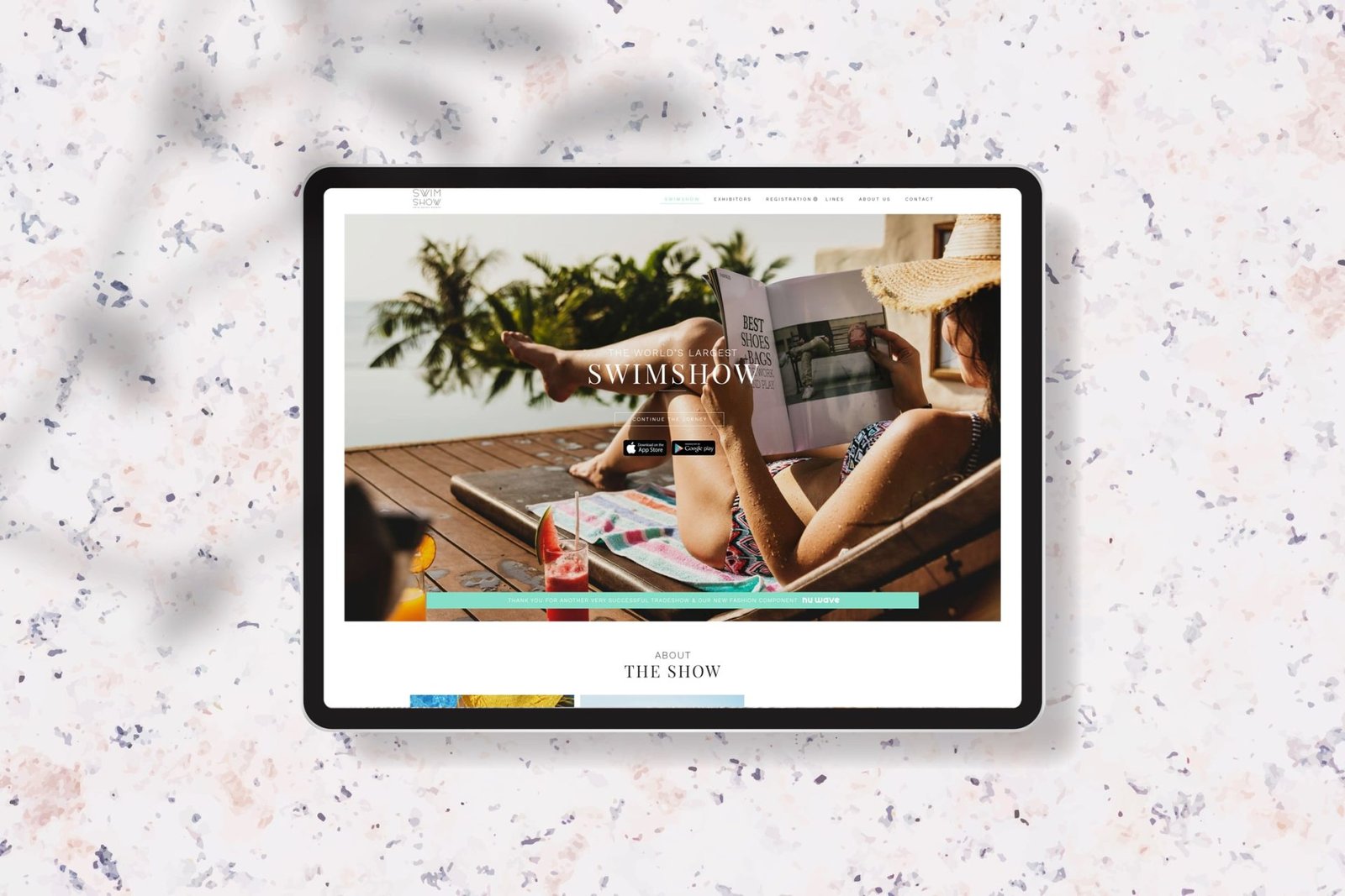 SwimShow Website Design